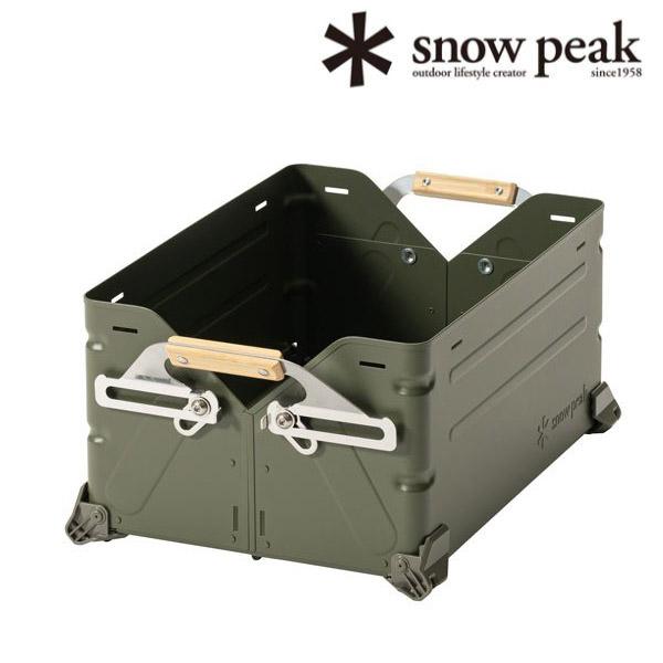 snow peak（スノーピーク） 爆買 シェルフ コンテナ 25 オリーブドラブ