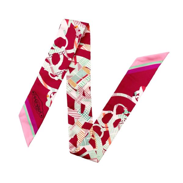 HERMES（エルメス） シルクスカーフ ツイリー カヴァルカドゥール