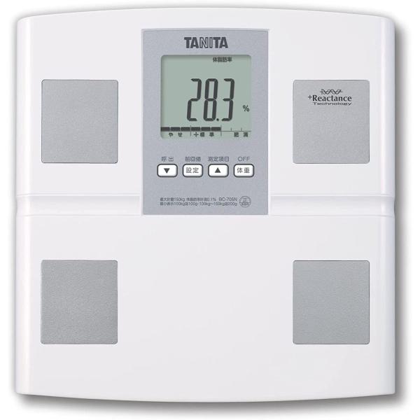 TANITA（タニタ） BC-705N WH 体重 体組成計 日本製 自動認識機能付き