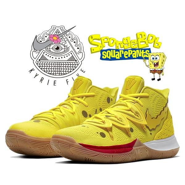 NIKE（ナイキ） カイリー 5 EP NIKE KYRIE 5 Spongebob EP opti yellow