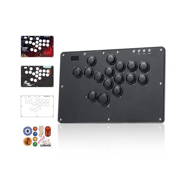 Haute42 U16 レバーレスアケコン 連射機能 & RGB LED搭載 ホット