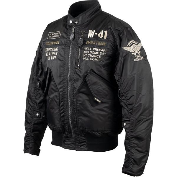 YeLLOW CORN（イエローコーン） YB-2302 ウインタージャケット BK/IV