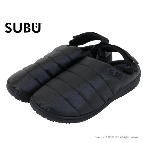 SUBU（スブ） ヒールプラスウィンターサンダル DOTS +H XENO BLACK