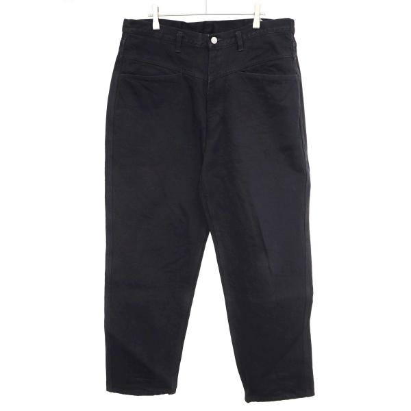 COMOLI（コモリ） 25AW ブラック テーパードデニムパンツ C03-03005