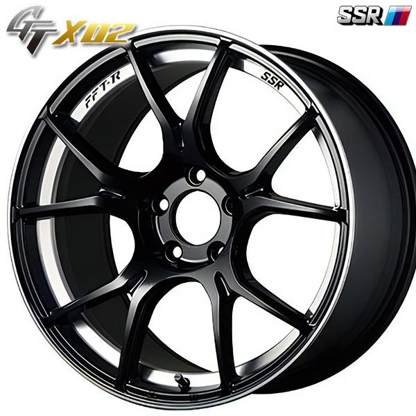 SSR 爆買 +5倍 SSR GTX02 19インチ 8.5J 5H112 +45 グロスブラック