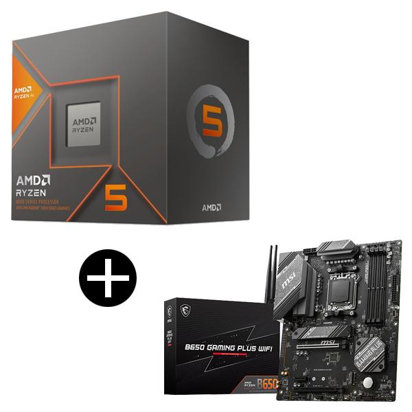AMD Ryzen 5 8600G BOX With Wraith Stealth Cooler CPU + MSI B650