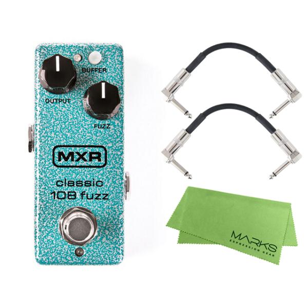 国内正規品 / MXR M296 108 FUZZ MINI + モリダイラパッチケーブル2本