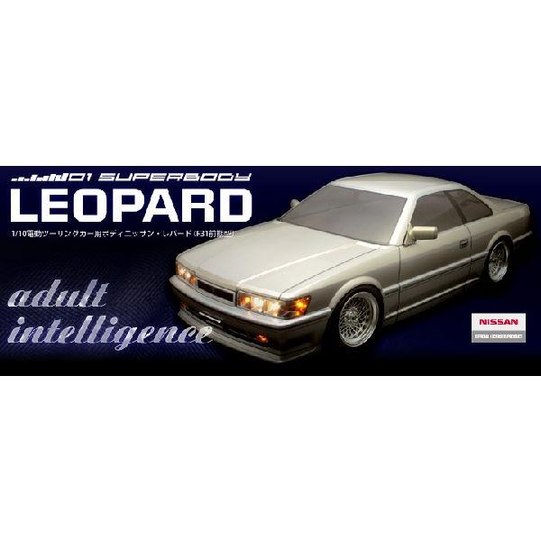 ABC HOBBY 1/10ボディ ニッサン・レパード（F31前期型）透明未塗装