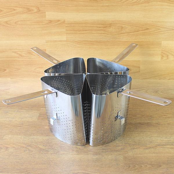 4個セット)パスタクッカー 36cm/39cm パスタ鍋仕切り スパゲティてぼ