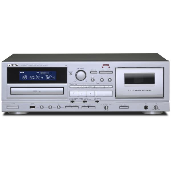 TEAC（ティアック） AD-850-SE(シルバー) カセットデッキ/CDプレーヤー