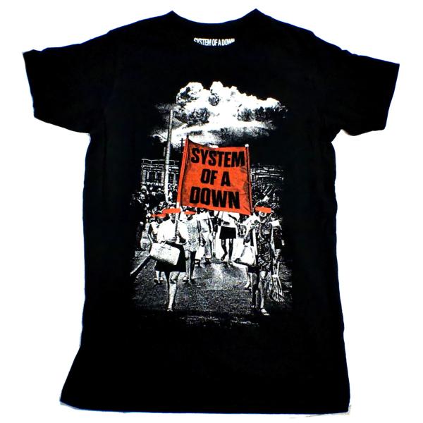 SYSTEM OF A DOWN】システムオブアダウン「BANNER MARCHES」Tシャツ