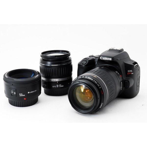 キヤノン（Canon） Canon EOS Kiss X10 トリプルレンズセット 美品 SD