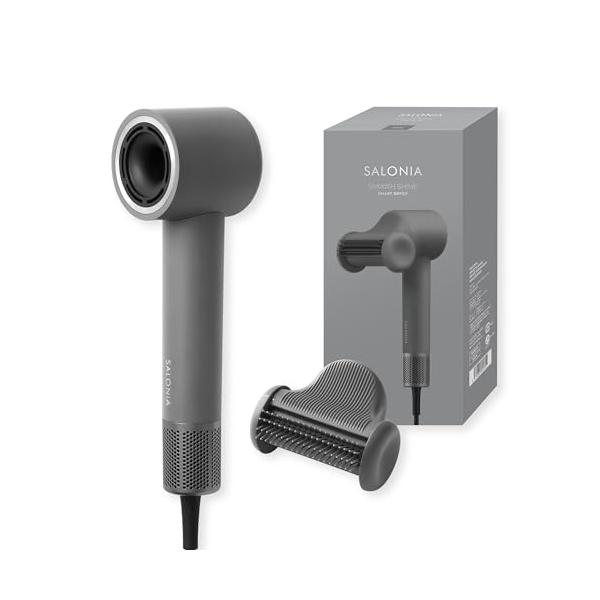 SALONIA サロニア スムースシャインスマートドライヤー グレー