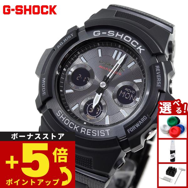G-SHOCK Gショック 電波ソーラー 腕時計 メンズ 黒 ブラック AWG