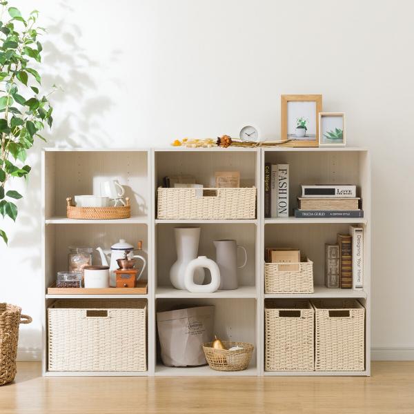 ニトリ（NITORI） カラーボックスNカラボレギュラー3連9マス ホワイト