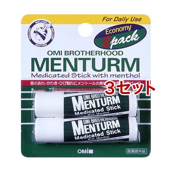 メンターム 薬用スティック レギュラー ( 4g*2本入*3コセット