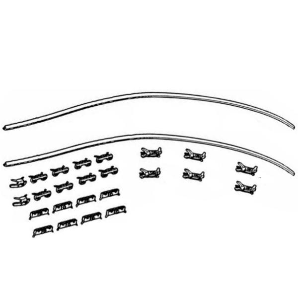 ☆ ホンダ 純正 新品 シビック タイプR FD2 ルーフモール 左右セット