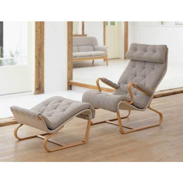 天童木工 ハイバック安楽椅子 ブルーノ・マットソン オットマン (足