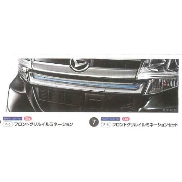 タント タント LA600S フロントグリル、イルミネーション（ホワイト