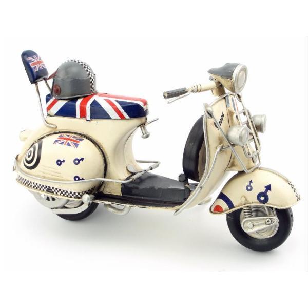 ベスパ モカブラウン Vespa Italy レトロ ブリキ製 ビンテージバイク