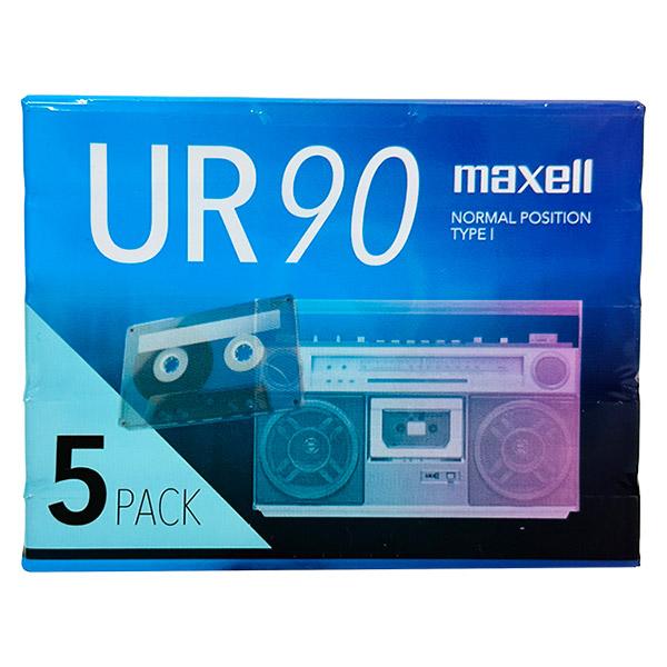 maxell（マクセル） カセットテープ 90分 5本セット UR-90N5P