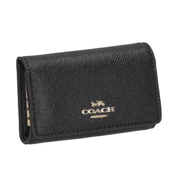 コーチ アウトレット COACH キーケース レディース ブラック 76741