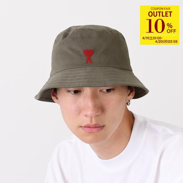 AMI Alexandre Mattiussi アミ パリス バケットハット 帽子 Ami de