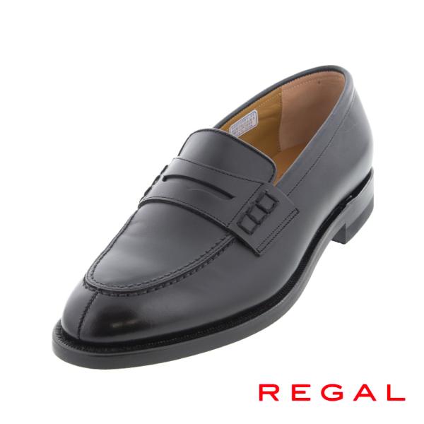 REGAL（リーガル） メンズ ローファー JE02AH 幅広3E ブラック 黒