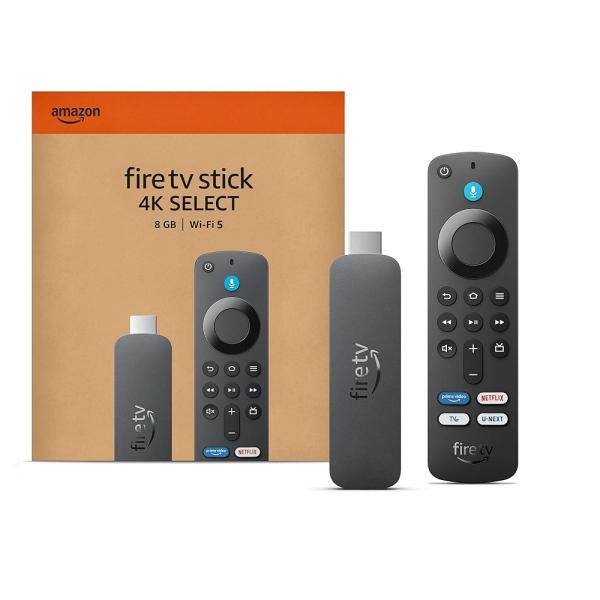 Fire TV Stick 4K Select 4Kの高画質ストリーミング ストリーミング