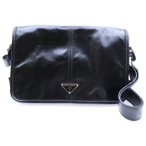 PRADA（プラダ） ショルダーバッグ ブラック ソフトルックスレザー