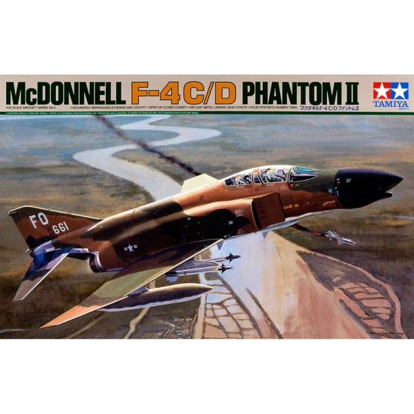 タミヤ 1/32 エアークラフトシリーズ No.05 マクダネルF-4 C/D