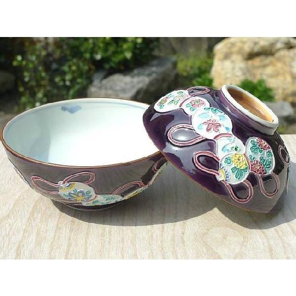 京焼 清水焼 紫交趾六瓢夫婦茶碗 昇峰 : 松韻堂 Yahoo!店 - 通販