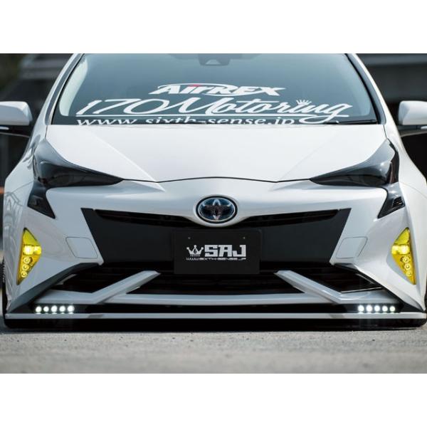 50プリウス前期用 純正バンパー用ガーニッシュ(マットブラック