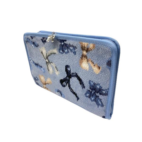 feiler（フェイラー） マルチケース フラッターリボン ライトブルー