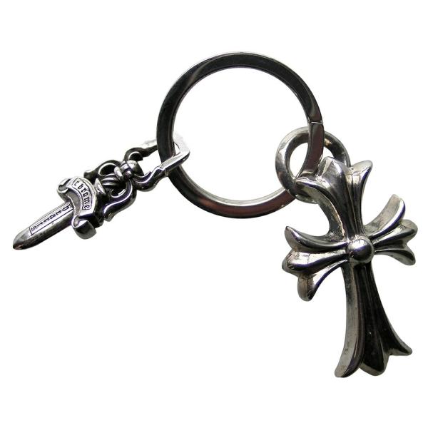 CHROME HEARTS KEYRING SMALL CH CROSS クロムハーツ キーリング