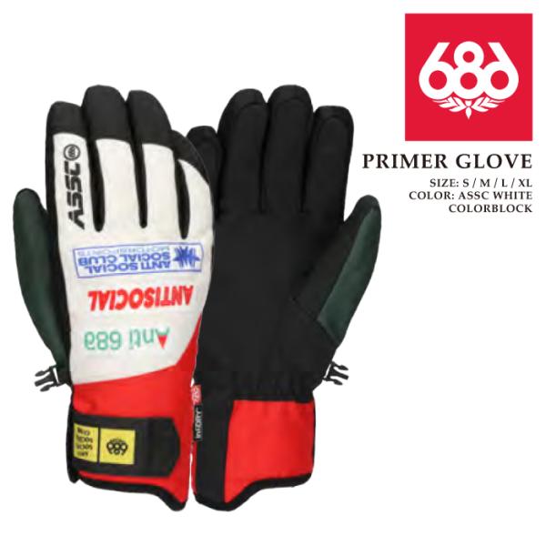 686（シックスエイトシックス） 日本正規品 スノーボード グローブ 686