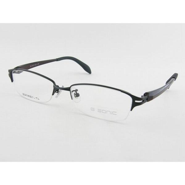 ジーソニック 1007-4 メガネ PCレンズセット スーツ 伊達眼鏡 クール