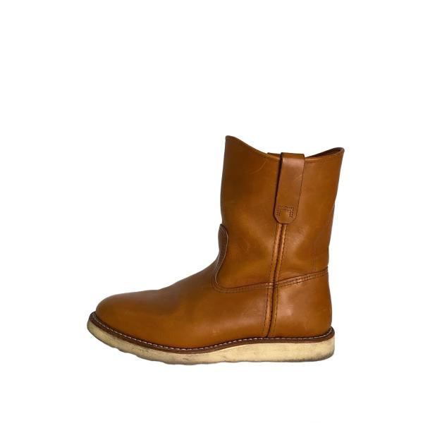RED WING◇ペコスブーツ/27cm/CML/レザー/9866 : セカンドストリート