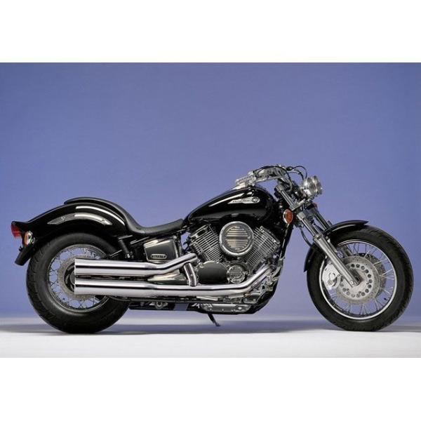 Falcon XVS1100 Drag Star Classic マフラー本体 Double Groove チョ