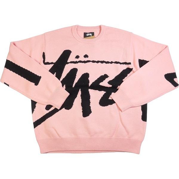 STUSSY ステューシー STOCK SWEATER PINK ニット ピンク Size 【L