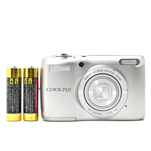 良品＞ Nikon COOLPIX L26 シルバー｜動作良好・フラッシュOK｜外観