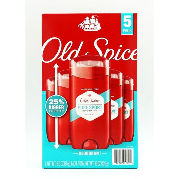 Old Spice（オールドスパイス） ピュアスポーツ デオドラント 85g×5個