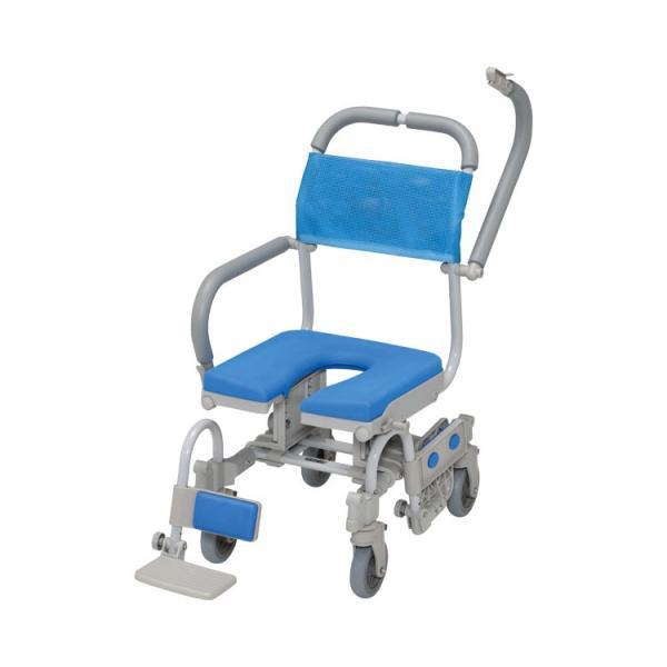 シャワーキャリー 入浴用 車椅子 高齢者 介護用品 シャワーラク4輪自在