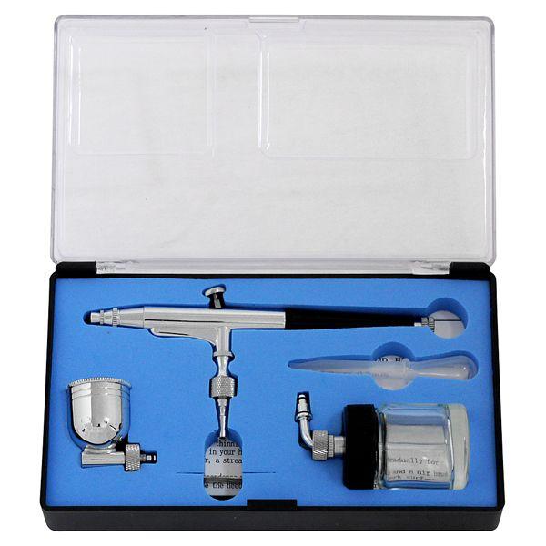 イリイ エアブラシセット 吸い上げ式サイドガラスカップ付き 0.3mm TR