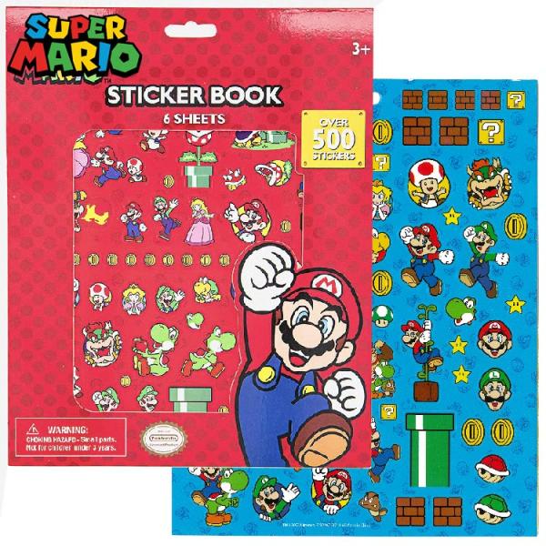 スーパーマリオ シール 500カット 以上 大容量 マリオ ステッカー ご
