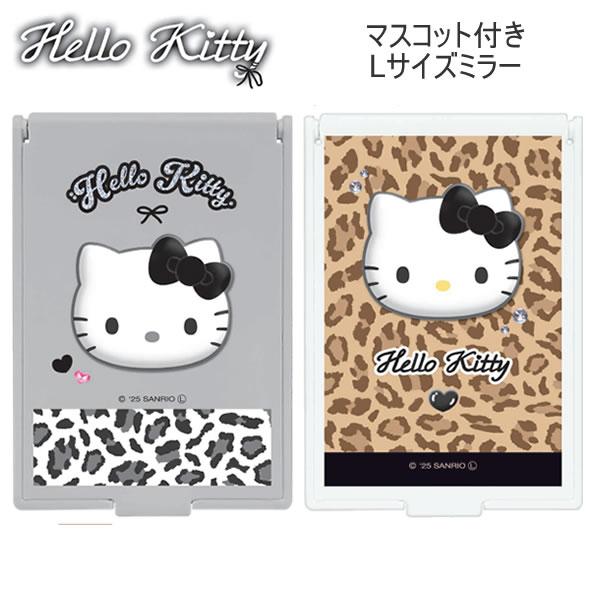 CRUX（クラックス） ハローキティ マスコット付き Lサイズミラー 鏡