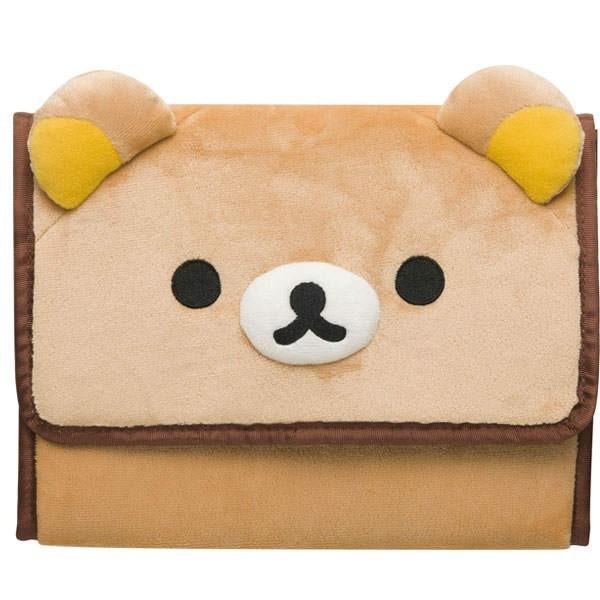 リラックマ 貴重品ケース (母子手帳ケース/マルチケース) ぬいぐるみ