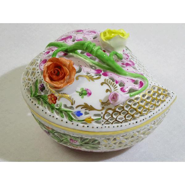 ヘレンド ファンタジー ハート型ボンボニエール(6200/C) : ピナコテカ