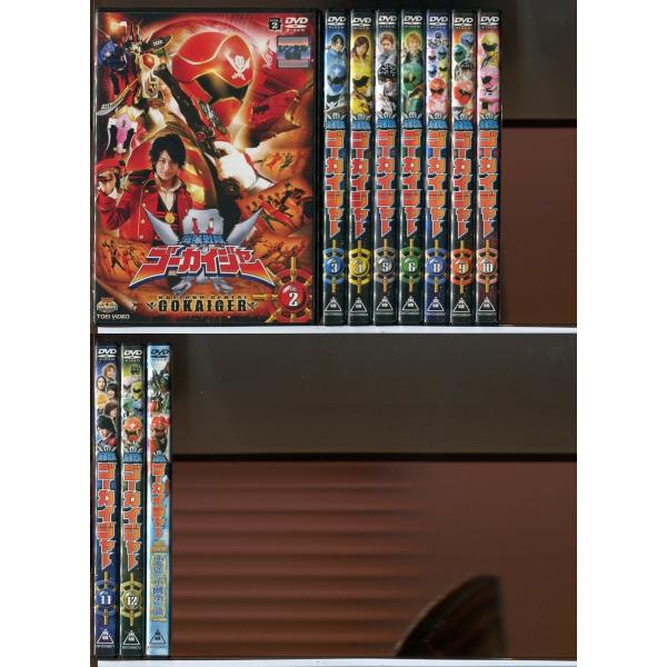 海賊戦隊 ゴーカイジャー VOL.2~6,8~12+THE MOVIE 計11巻セット(全12巻
