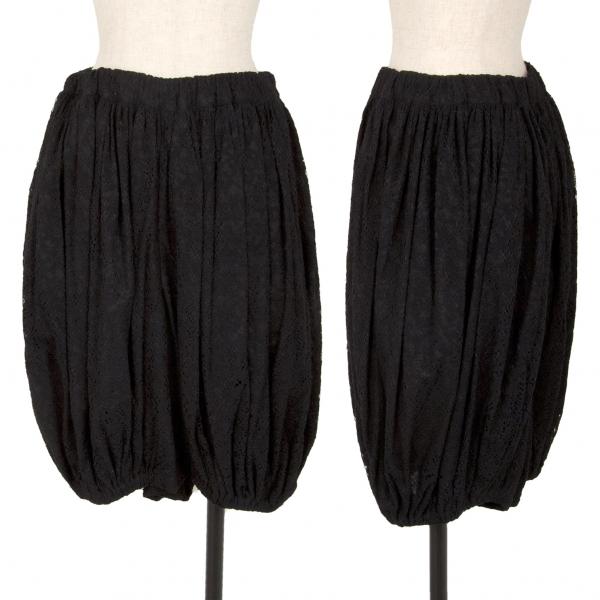 COMME des GARCONS（コムデギャルソン） 総レースかぼちゃパンツ 黒XS